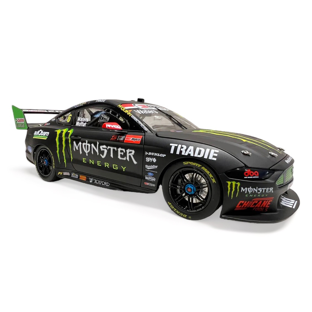 Authentic Collectables,1:18 Monster Energy #6 Ford Mustang 2nd 2021 Bathurst 1000 Supercars Cam Waters