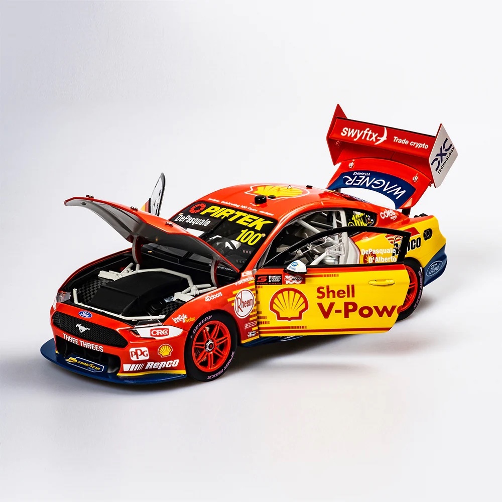 Authentic Collectables,1:18 Shell V-Power #100 Ford Mustang GT 2022 Repco Bathurst 1000 Supercars DJR 