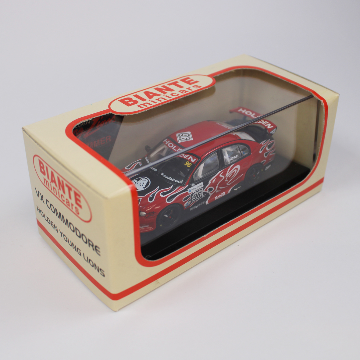 Biante Model Cars,1:64 Scale #96 Wimmer Holden VX Commodore Holden Young Lions Biante Minicars