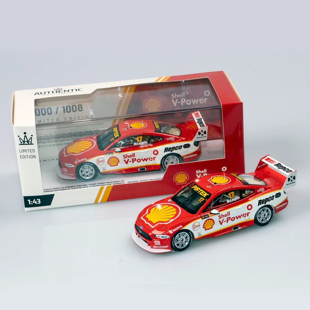 Authentic Collectables,1:43 Shell #17 Ford Mustang 2019 Supercars Championship Winner McLaughlin