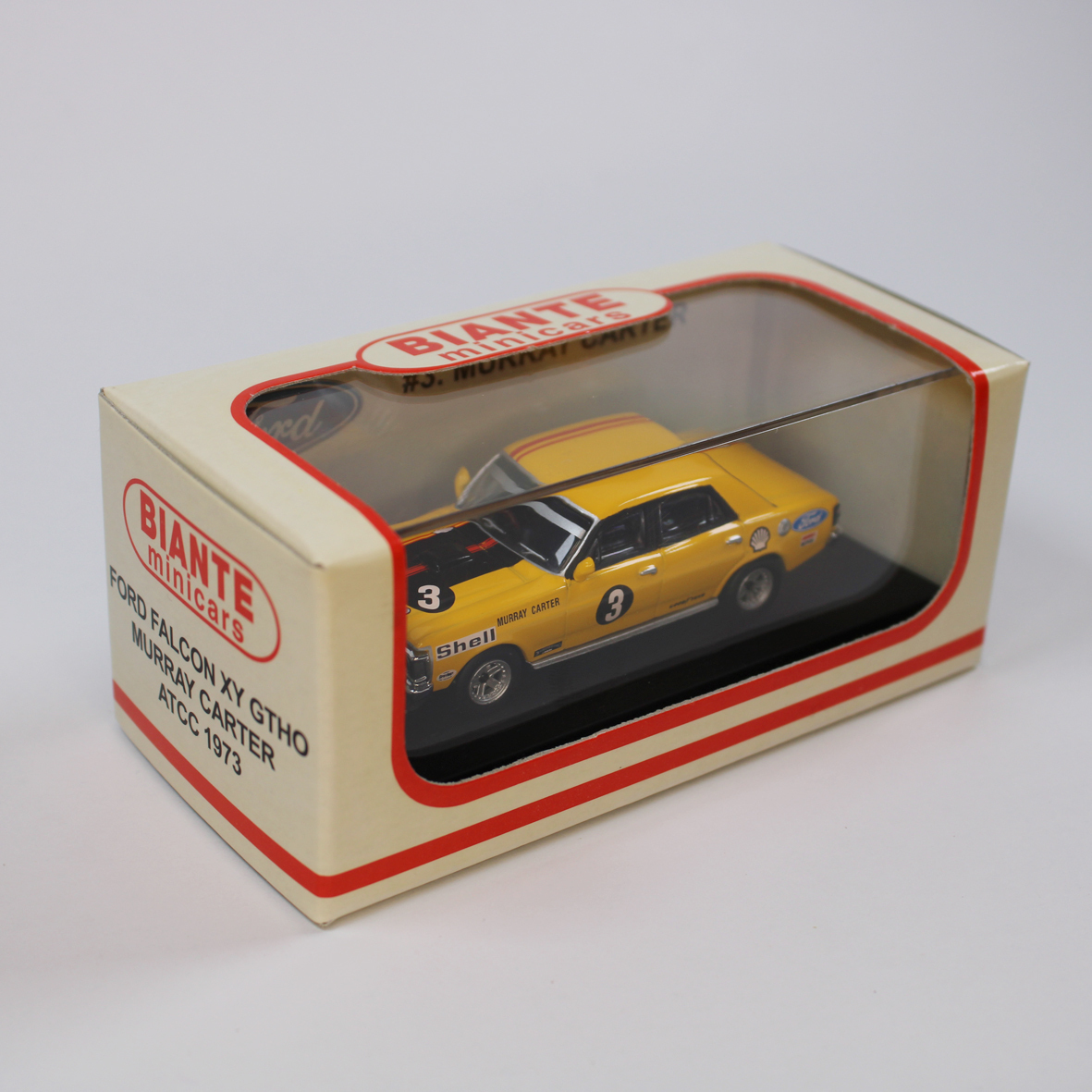 Biante Model Cars,1:64 Scale #3 Murray Carter Ford Falcon XY GTHO Biante Minicars