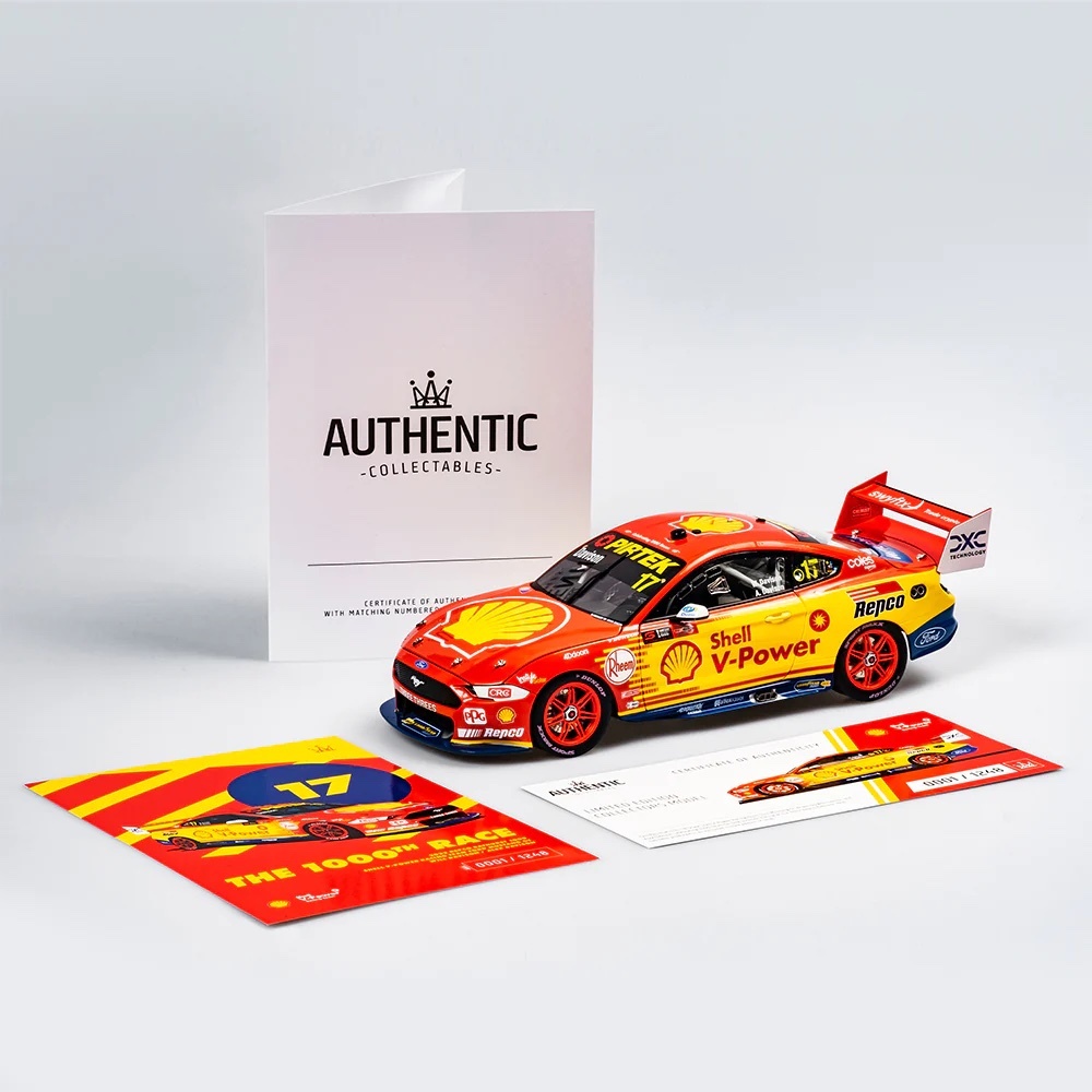 Authentic Collectables,1:18 Shell #17 Ford Mustang GT 2022 Bathurst 1000 DJR Authentic Collectables