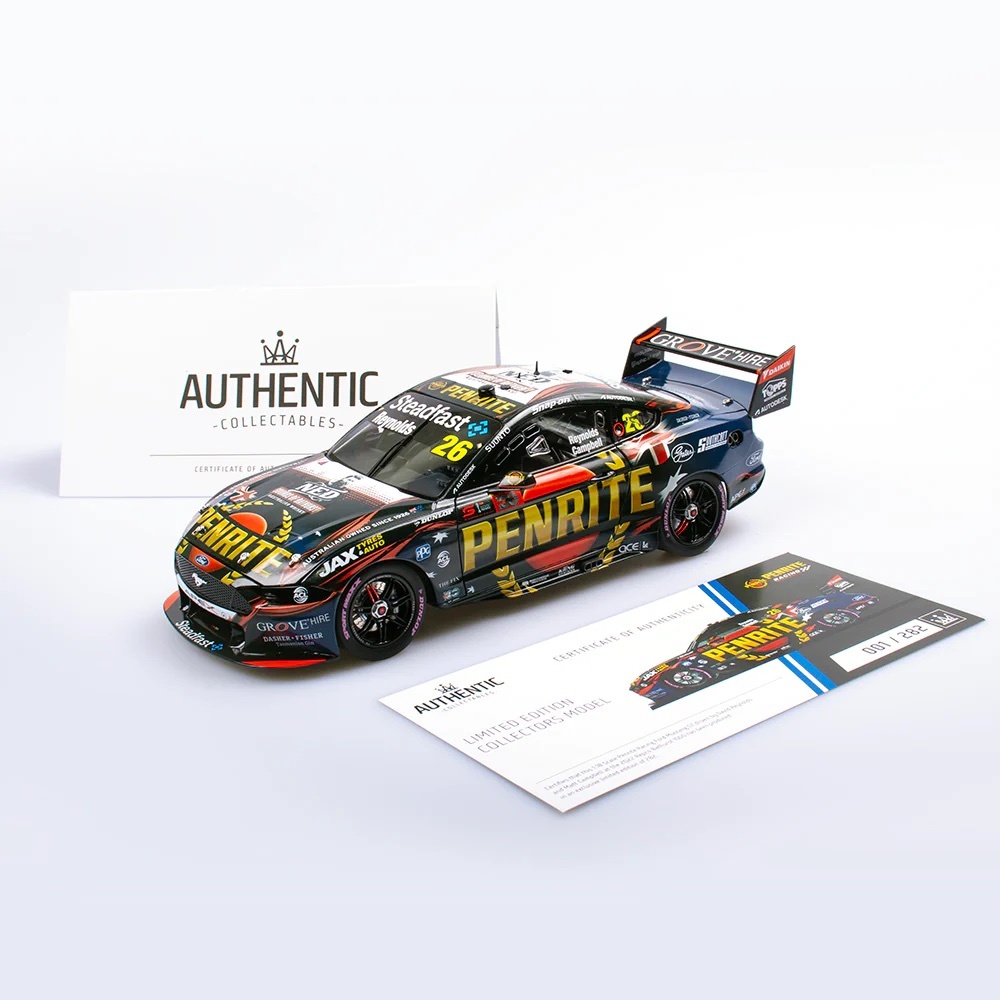 Authentic Collectables,1:18 Penrite Racing #26 Reynolds/Campbell Ford Mustang GT 2022 Bathurst 1000