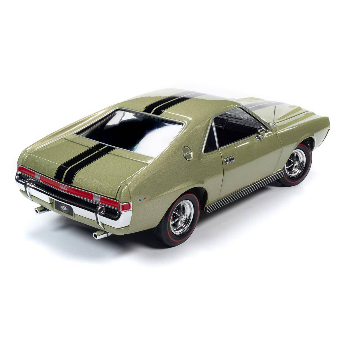 American Muscle,1:18 Scale 1968 AMC AMX Laurel Green Auto World American Muscle