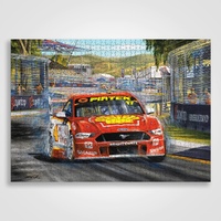 Win On Debut Ford Mustang GT 1000 Piece Jigsaw Puzzle by Authentic Collectables