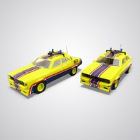 1:64 Scale March Hare XA Falcon &amp; Big Bopper XB Falcon Twin Set by ACE Model Cars