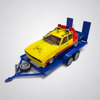 1:24 Scale Blue Metal Trailer by OZ Legends