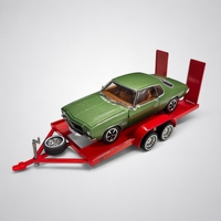 1:24 Scale Red Metal Trailer by OZ Legends