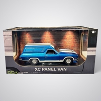 1:32 Scale Ford XC Panel Van in Dark Blue with White Stripes by DDA Collectibles