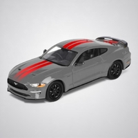 1:24 Scale 2018 Matte Grey Ford Mustang GT Sfragismeno by DDA Collectibles