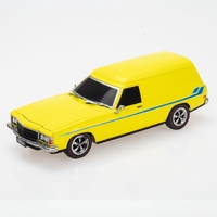 1:24 Scale Light Up Yellow Holden HX Sandman Panel Van Spectra Rides by DDA Collectibles