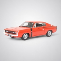 1:24 Orange Chrysler Charger R/T E49 Sfragismeno by DDA Collectibles