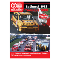 Bathurst 1988 Tooheys 1000 Full Race Double DVD
