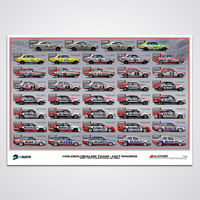 Holden Dealer Team At Bathurst 1969-1987 Print Poster Peter Hughes