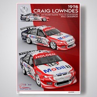 Craig Lowndes 1998 HRT VS Commodore Limited Edition Print