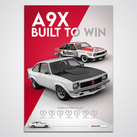 Palais White Holden LX Torana A9X Limited Edition Print by Peter Hughes