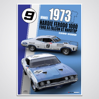 1973 Hardie-Ferodo 1000 Winner &quot;Blue Edition&quot; - Limited Edition Print
