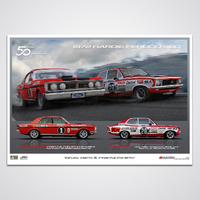 1972 Hardie-Ferodo 500 &quot;Brock vs. Moffat&quot; - Limited Edition Print