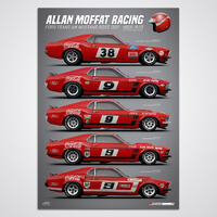Allan Moffat Mustangs &quot;The Coca-Cola Years&quot; Limited Edition Print