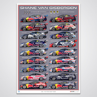 Shane van Gisbergen &quot;The 888 Years&quot; Limited Edition Print by Peter Hughes Motorsport