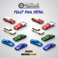 1:64 Scale (OZWheels Sealed Unopened Packaging) FSD Series 2 New Release x 12 Singles