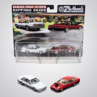 1:64 Scale Hauling Kids &amp; Ripping Skids VL Calais &amp; Havoc Series 1 (FSD) Twin Pack by OZWheels