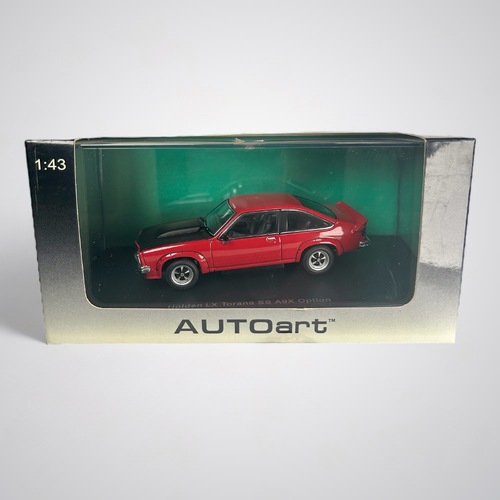 1:43 Scale Holden LX Torana SS A9X Option Model Car in Flamenco Red by AUTOart