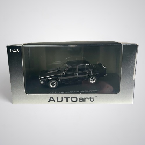 1:43 Scale Holden LX Torana SL/R 5000 A9X Option Model Car in Tuxedo Black by AUTOart