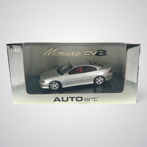 1:43 Scale Holden Monaro CV8 Model Car in Quick Silver by AUTOart