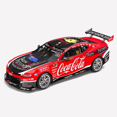 Authentic Collectables,1:18 Coca-Cola Racing By Erebus #99 Chevrolet Camaro ZL1 2023 Bathurst 1000 Pole Position 
