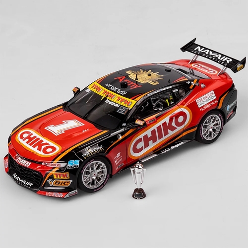 1:18 Erebus Motorsport #1 Chevrolet Camaro ZL1 2024 Bathurst Winner Supercars Model by Authentic Collectables