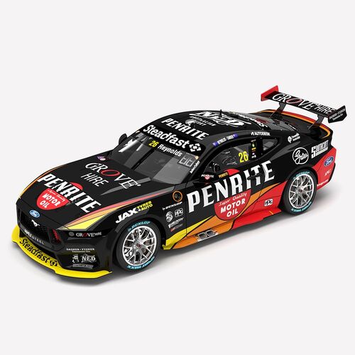 Authentic Collectables,1:18 Scale Penrite Racing #26 Reynolds/Tander Ford Mustang GT 2023 Sandown 500 Retro Livery