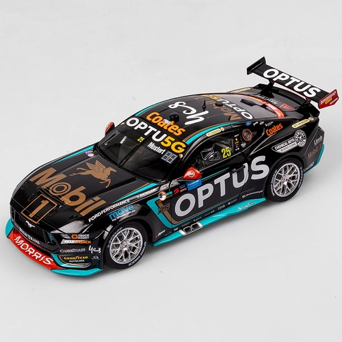 1:18 Mobil 1 Optus Racing #25 Ford Mustang GT 2024 Sydney Clean Sweep (Mobil 1 50th Anniversary)