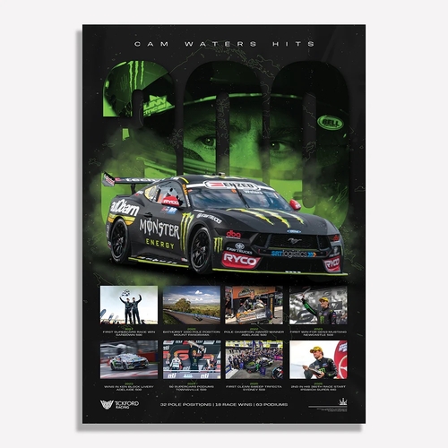 Authentic Collectables,Tickford Racing Cam Waters 300 Races Limited Edition Print