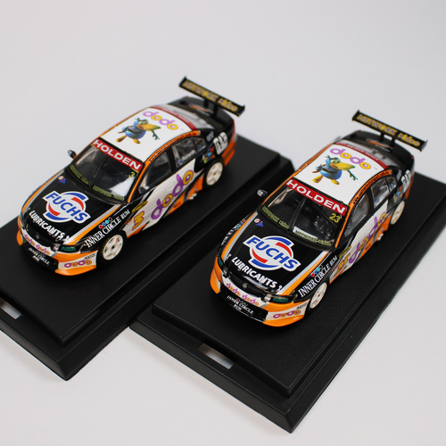 Biante Model Cars,2 x 1:64 Scale Tasman Motorsport '05 Holden VZ Commodore Biante Minicars