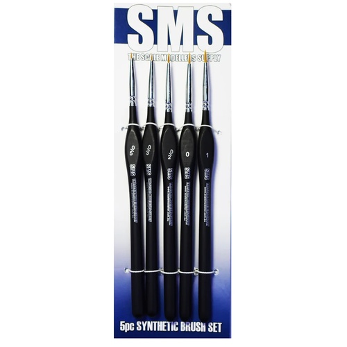 SMS Paints,Synthetic Brush Set 5pc
