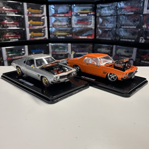 DDA Collectibles,1:24 Scale CHASE Silver Holden HQ Monaro 2 Door & Orange Supercharged HQ Monaro
