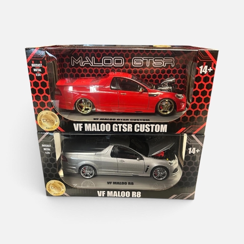 DDA Collectibles,1:24 Scale CHASE Red Supercharged VF Maloo GTSR & Silver HSV VF Maloo