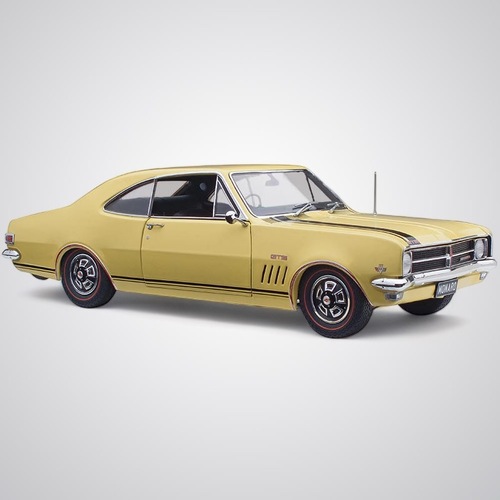 1:18 Scale Warwick Yellow Holden HK Monaro Model Car with a GTS 327 by Classic Carlectables