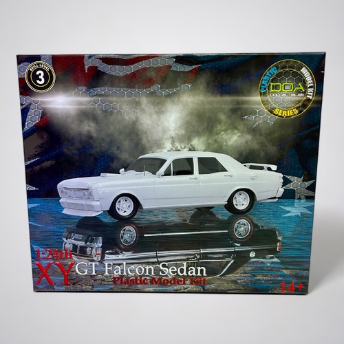 1:24 Ford Falcon XY GT-HO Plastic Model Car Kits by DDA Collectibles