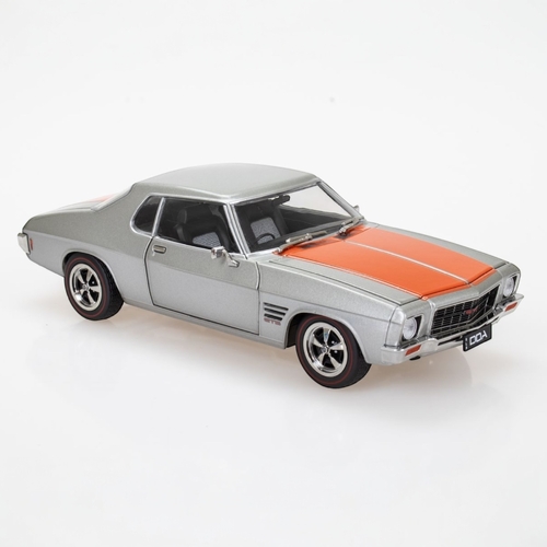 1:24 Scale Silver Holden HQ Monaro 2 Door with Orange Stripe by DDA Collectables