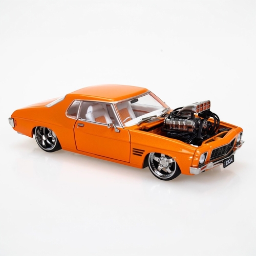 1:24 Scale Custom Orange Supercharged HQ Monaro 2 Door by DDA Collectables
