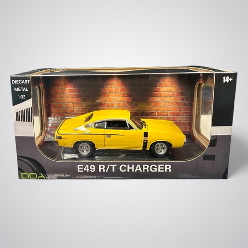 1:32 Scale Yellow Valiant Charger R/T E49 Model Car by DDA Collectibles