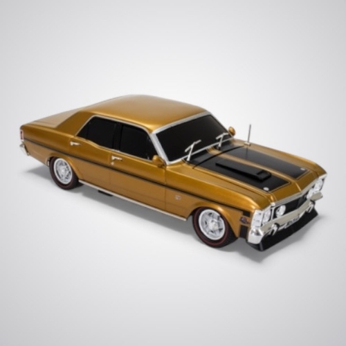 1:24 Scale Light Up Gold Ford Falcon XW GTHO Spectra Rides Model Car by DDA Collectibles
