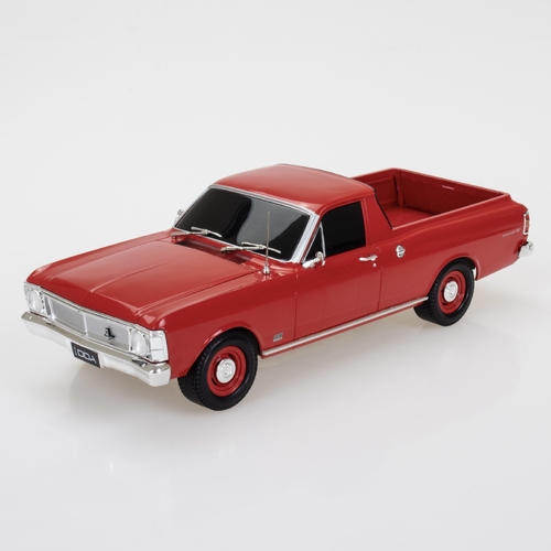 1:24 Scale Light Up Red XW Standard Ford Ute Plastic Model Car Spectra Rides by DDA Collectibles
