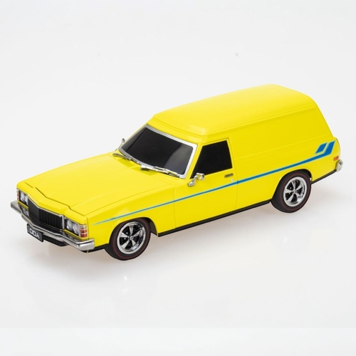 1:24 Scale Light Up Yellow Holden HX Sandman Panel Van Spectra Rides Model Car by DDA Collectibles