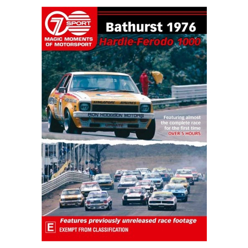 Magic Moments of Motorsport,Bathurst 1976 Hardie-Ferodo 1000 DVD
