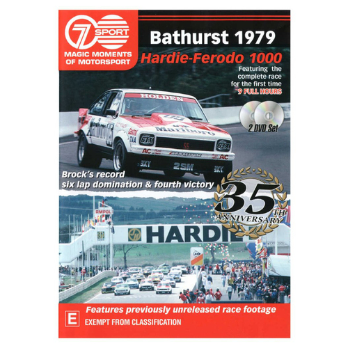 Magic Moments of Motorsport,Bathurst 1979 Hardie-Ferodo 1000 Double DVD