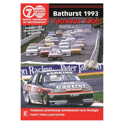 Magic Moments of Motorsport,Bathurst 1993 TOOHEYS 1000 Full Race Double DVD