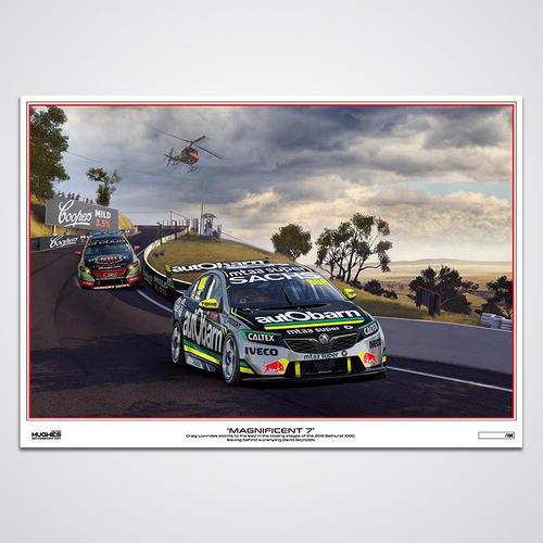 Peter Hughes Motorsport,Craig Lowndes 2018 Supercheap Auto Bathurst 1000 Winner Limited Edition Print